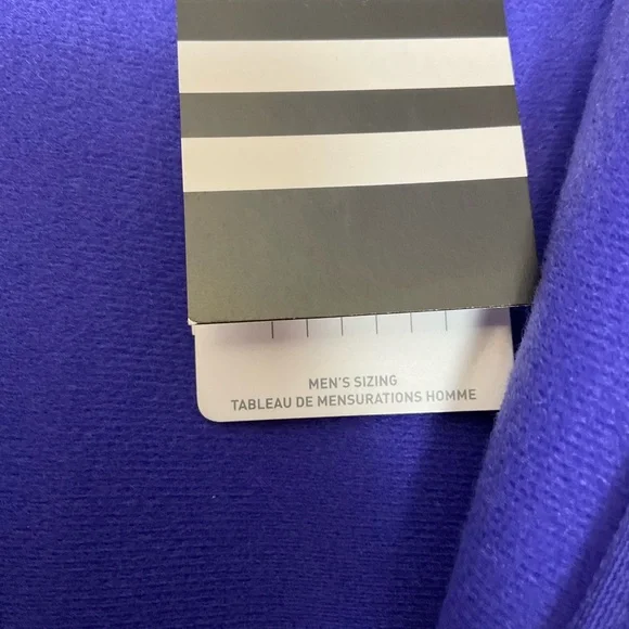 Adidas Purple and Black Performance Jacket with 3-Stripe Design - Picture 5 of 6